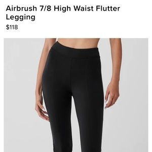 Alo 7/8 high waist flutter legging